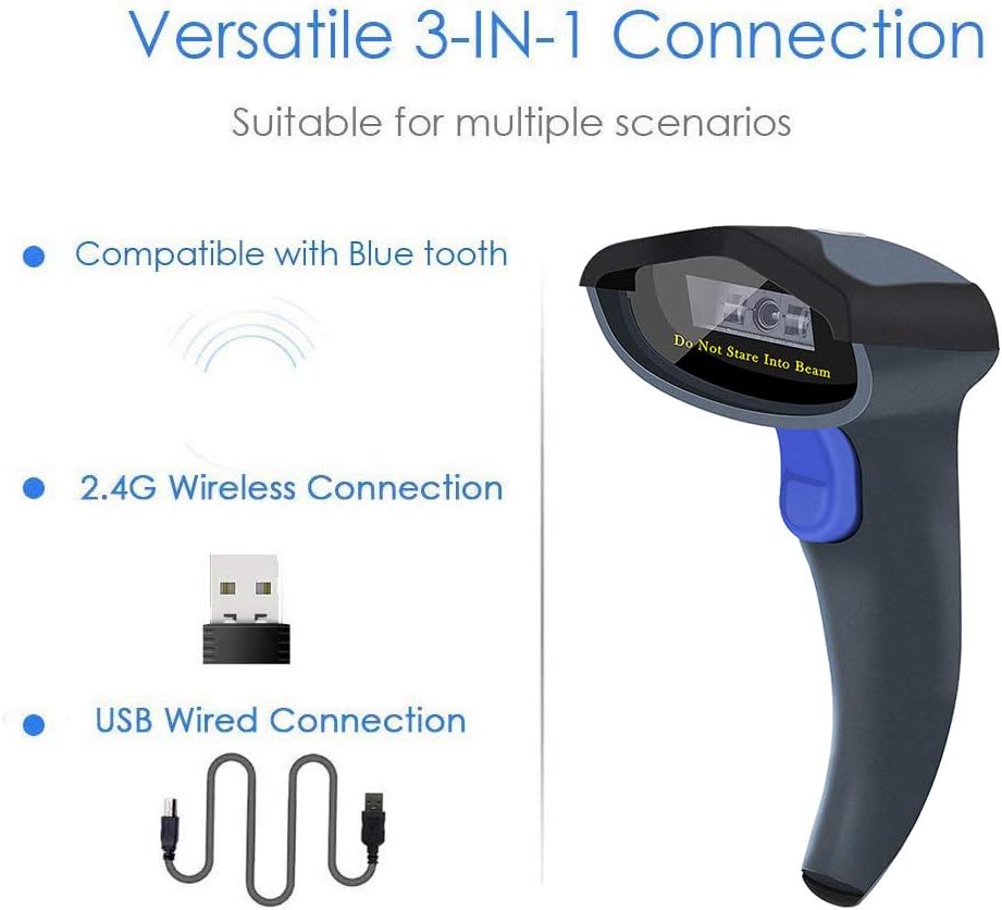 Netum Lettore Codici a Barre Wireless Bluetooth - immagine 4