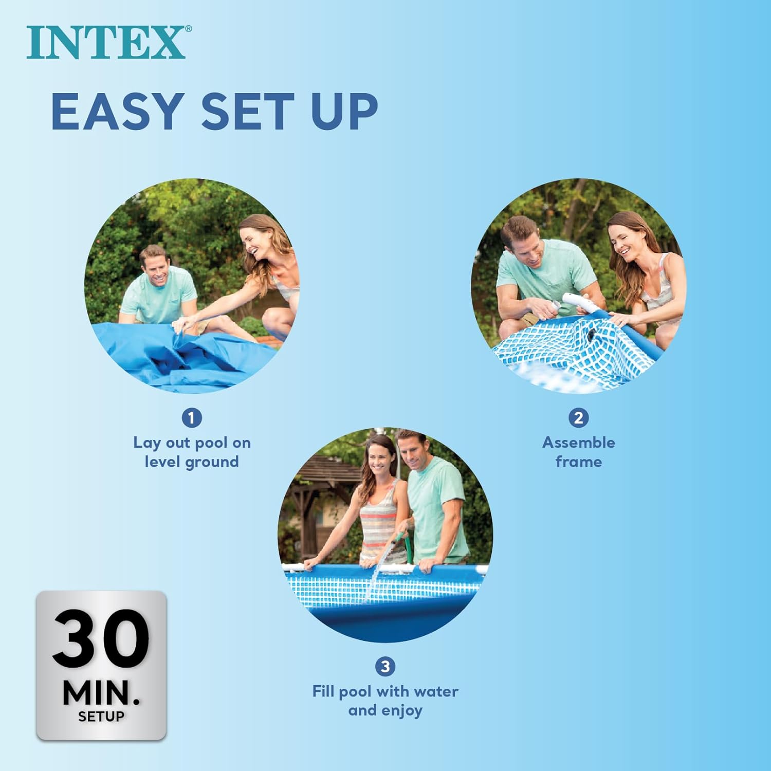 Intex 28272NP Piscina Fuori Terra Rectangular Frame - immagine 4