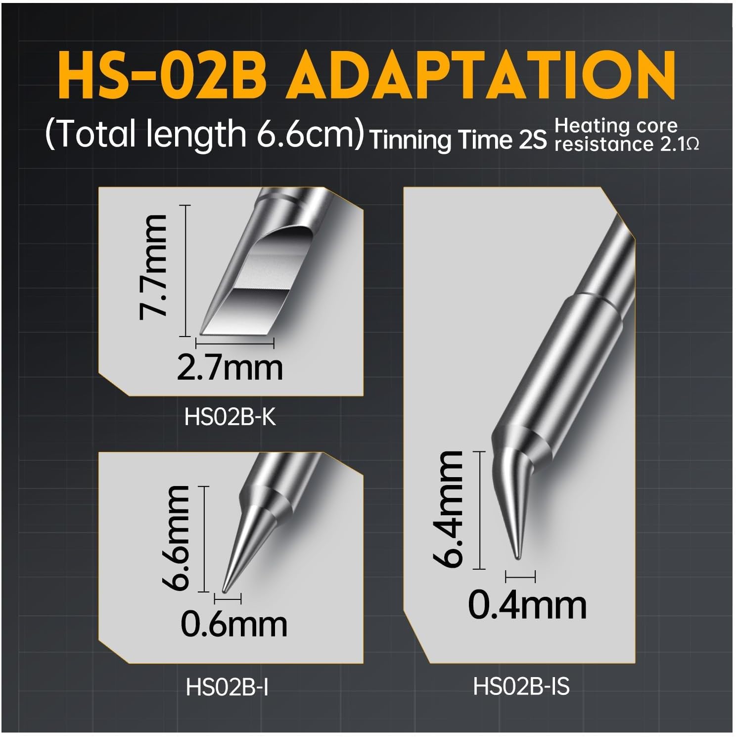 Soldering Iron HS-02B - Saldatore Digitale 100W - immagine 5