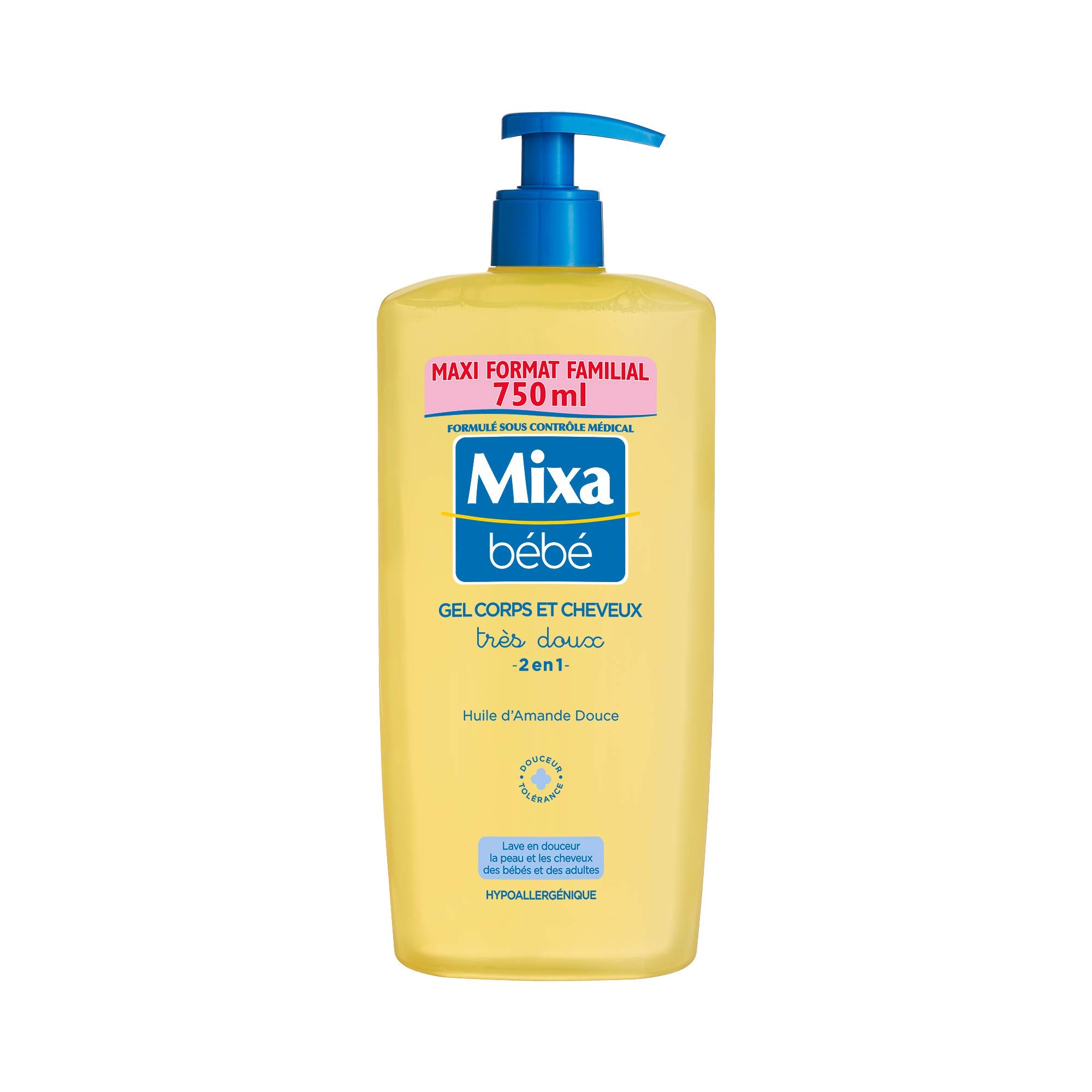 Mixa Gel Detergente Extra Dolce Corpo e Capelli 750ml