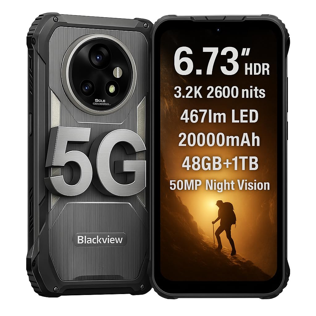 Blackview XPLORE 2 5G IA Rugged Smartphone 48GB+1TB