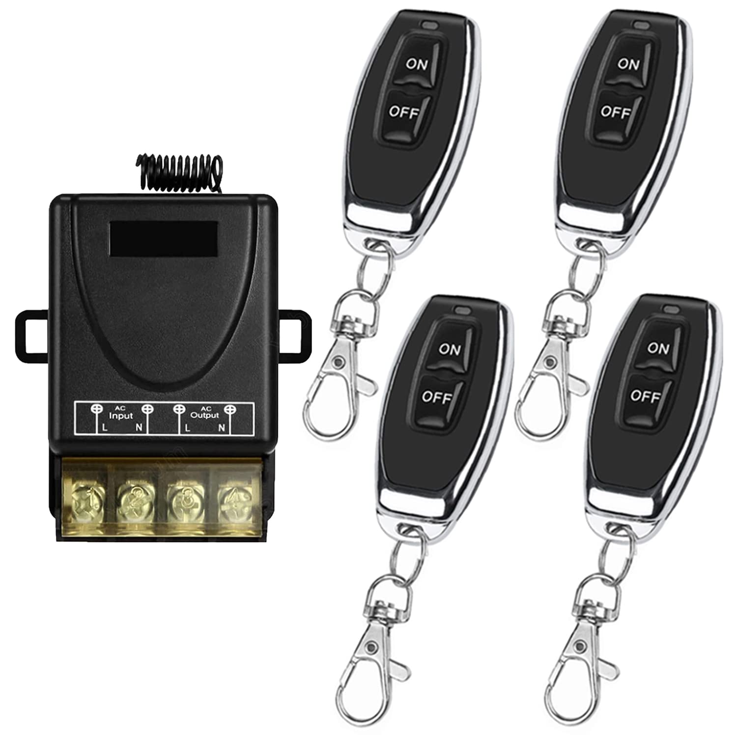 Dieserc Interruttore luce telecomando wireless 433Mhz