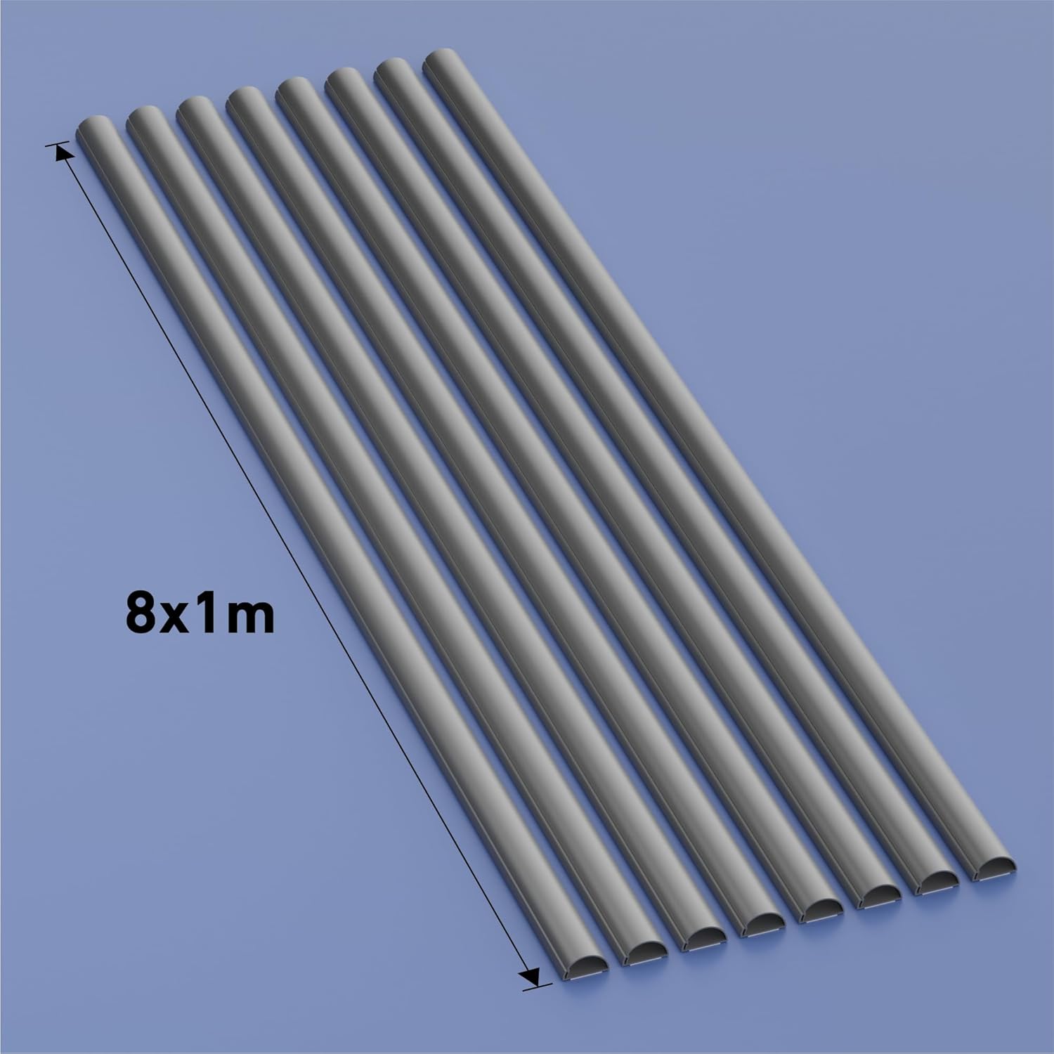 D-line Mini Passacavi 30x15mm - Multipack 8 Metri - immagine 4