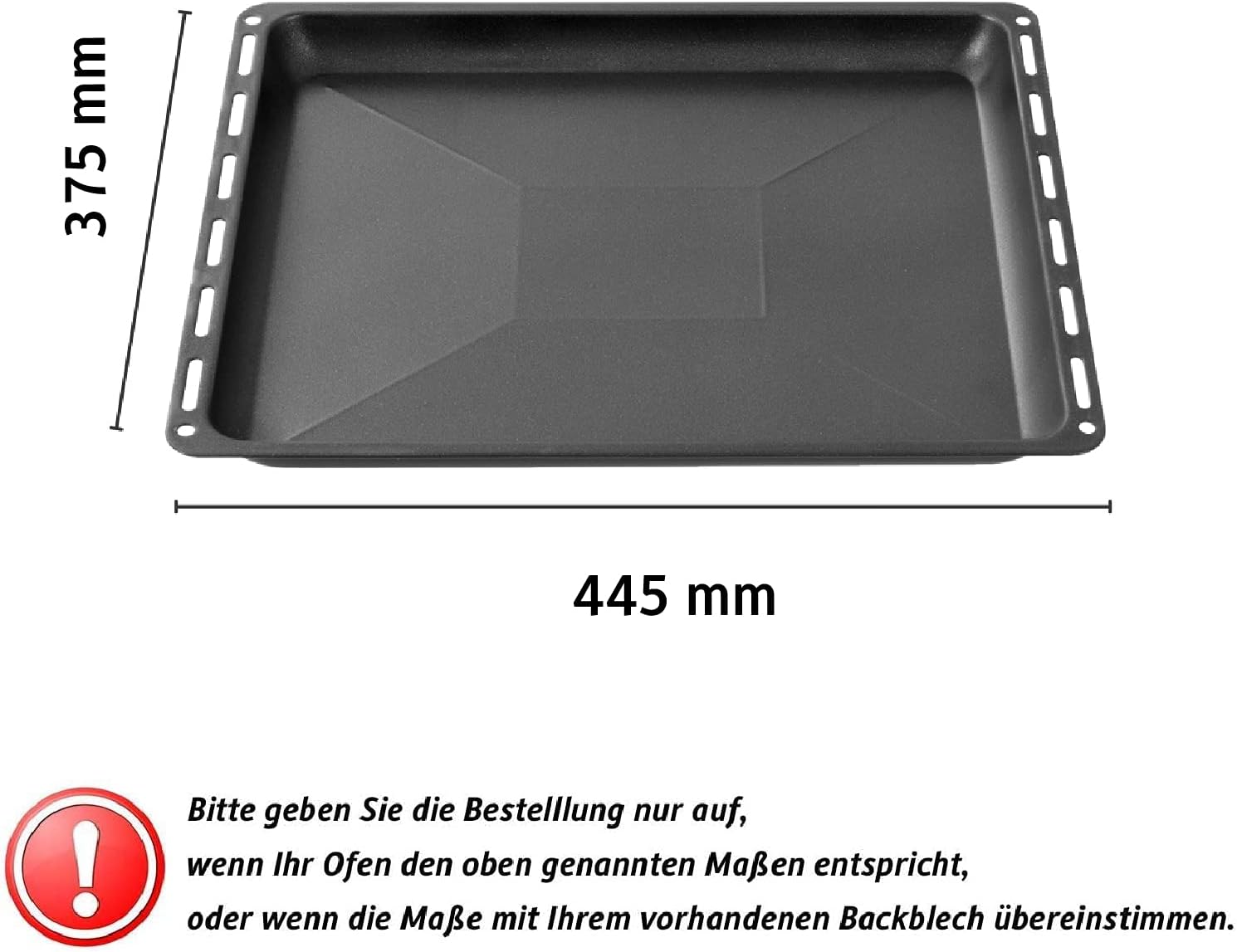 Icqn Teglia da Forno Antiaderente 44,5x37,5x2,5 cm - immagine 2