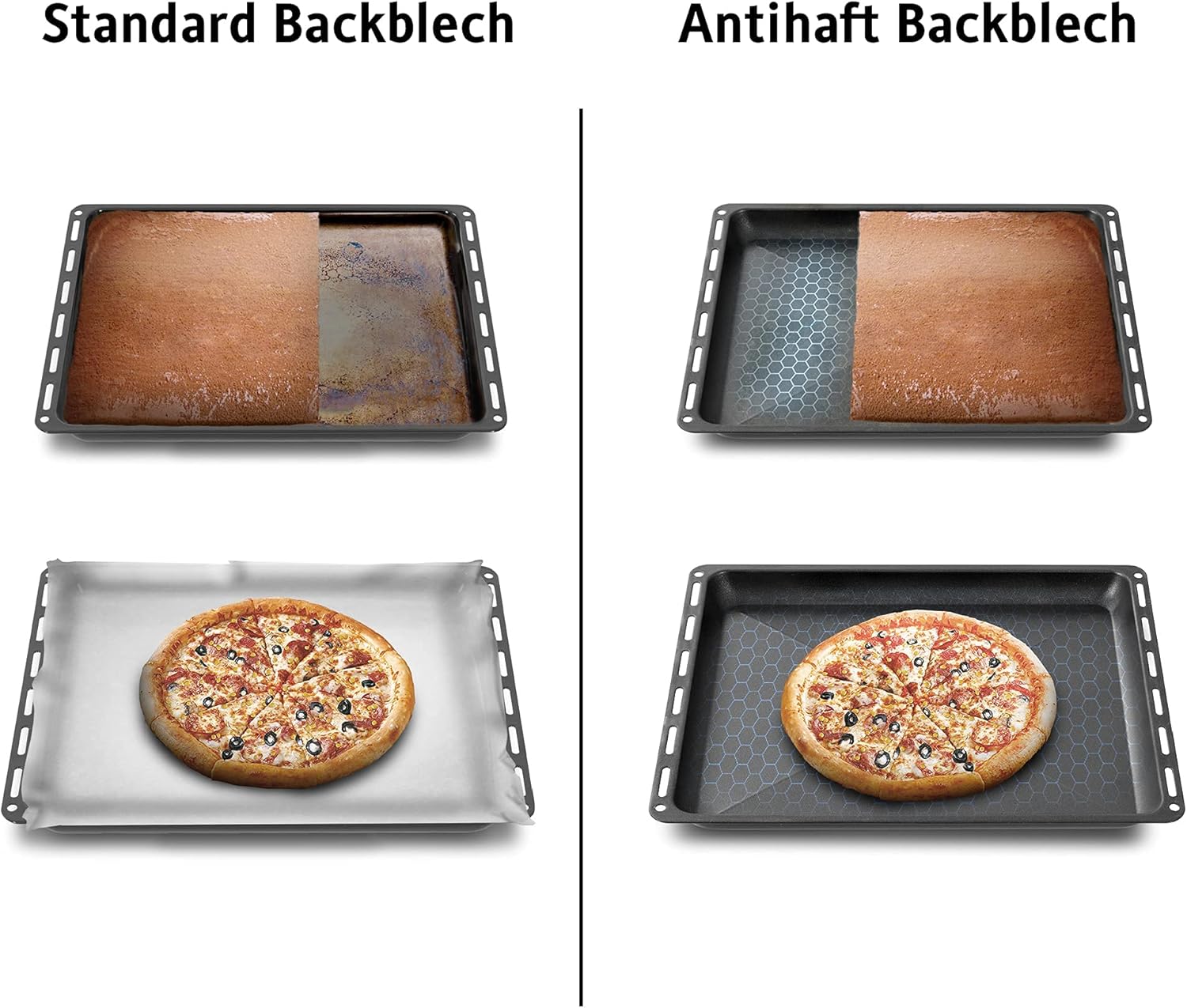 Icqn Teglia da Forno Antiaderente 44,5x37,5x2,5 cm - immagine 4