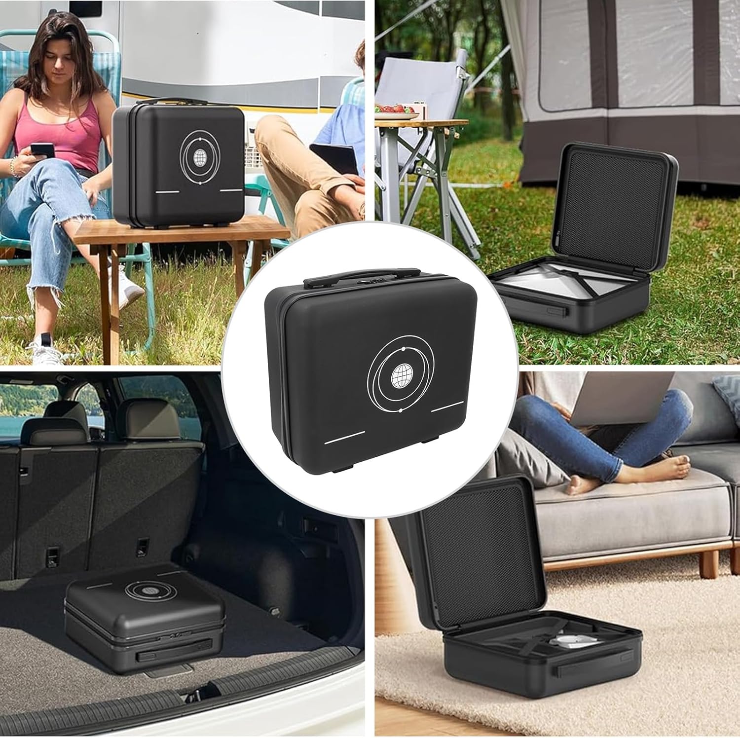 Custodia Viaggio Rigida Portatile per Mini Dish Kit - immagine 7