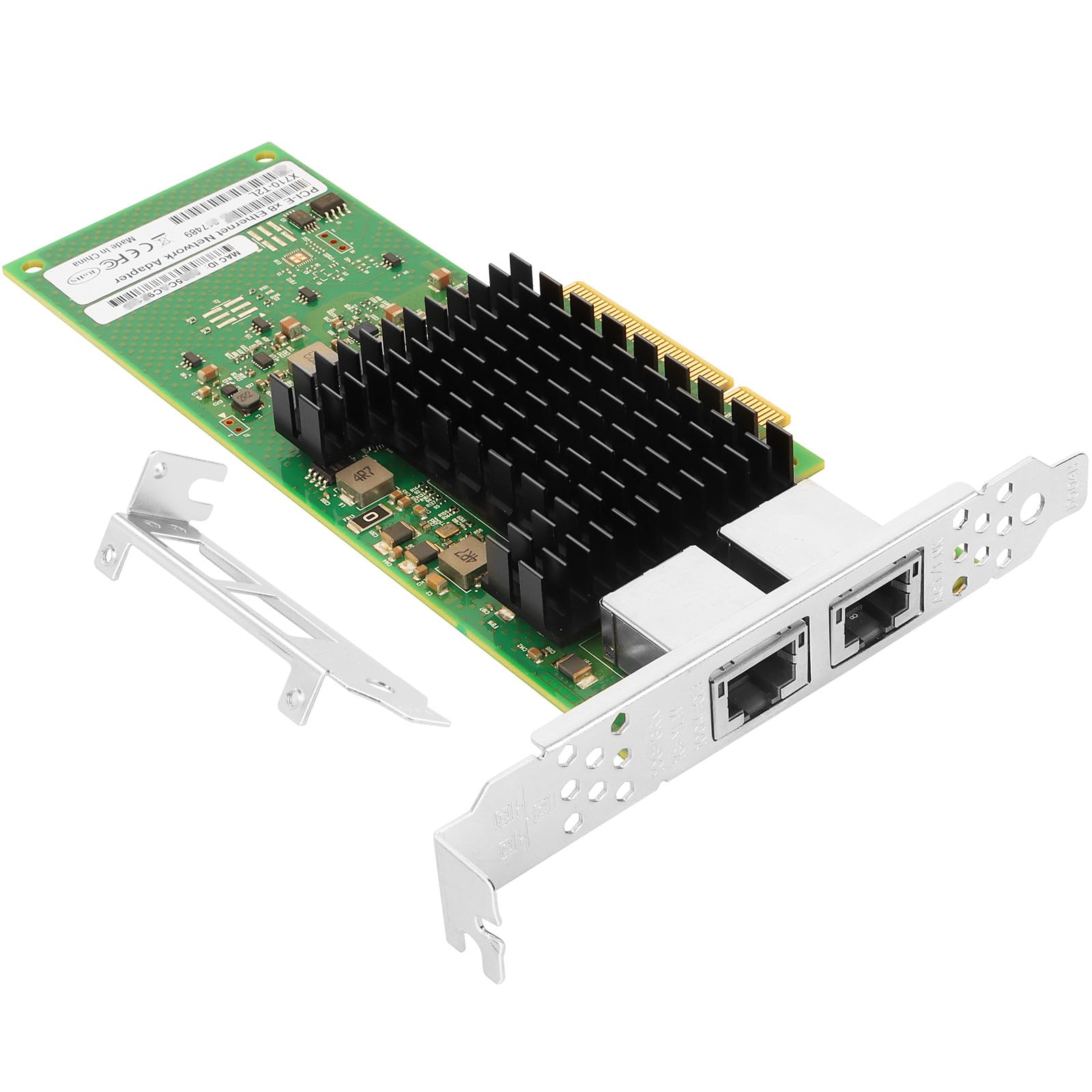 Euqvos PCIe Ethernet Network Card 10Gb Dual Port RJ45