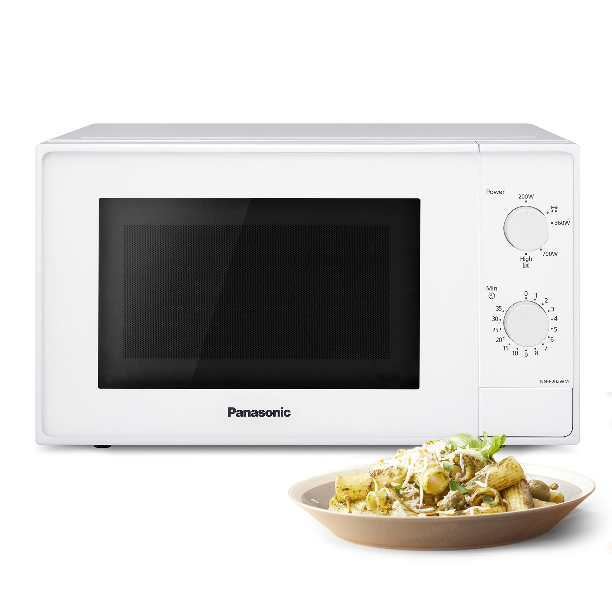 Panasonic NN-E20JWMEBG - Forno Microonde 20L 800W, Bianco