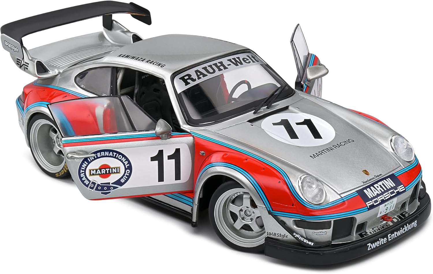 Solido 1:18 RWB BODYKIT Martini Grey 2020 - immagine 5
