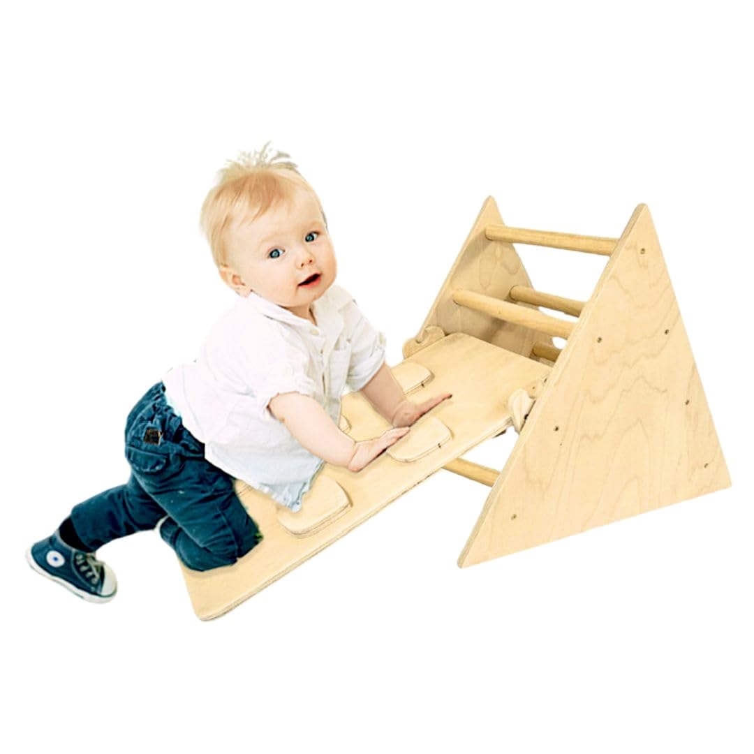 SWEETME Triangolo Montessoriano Mini con Scivolo e Arrampicata