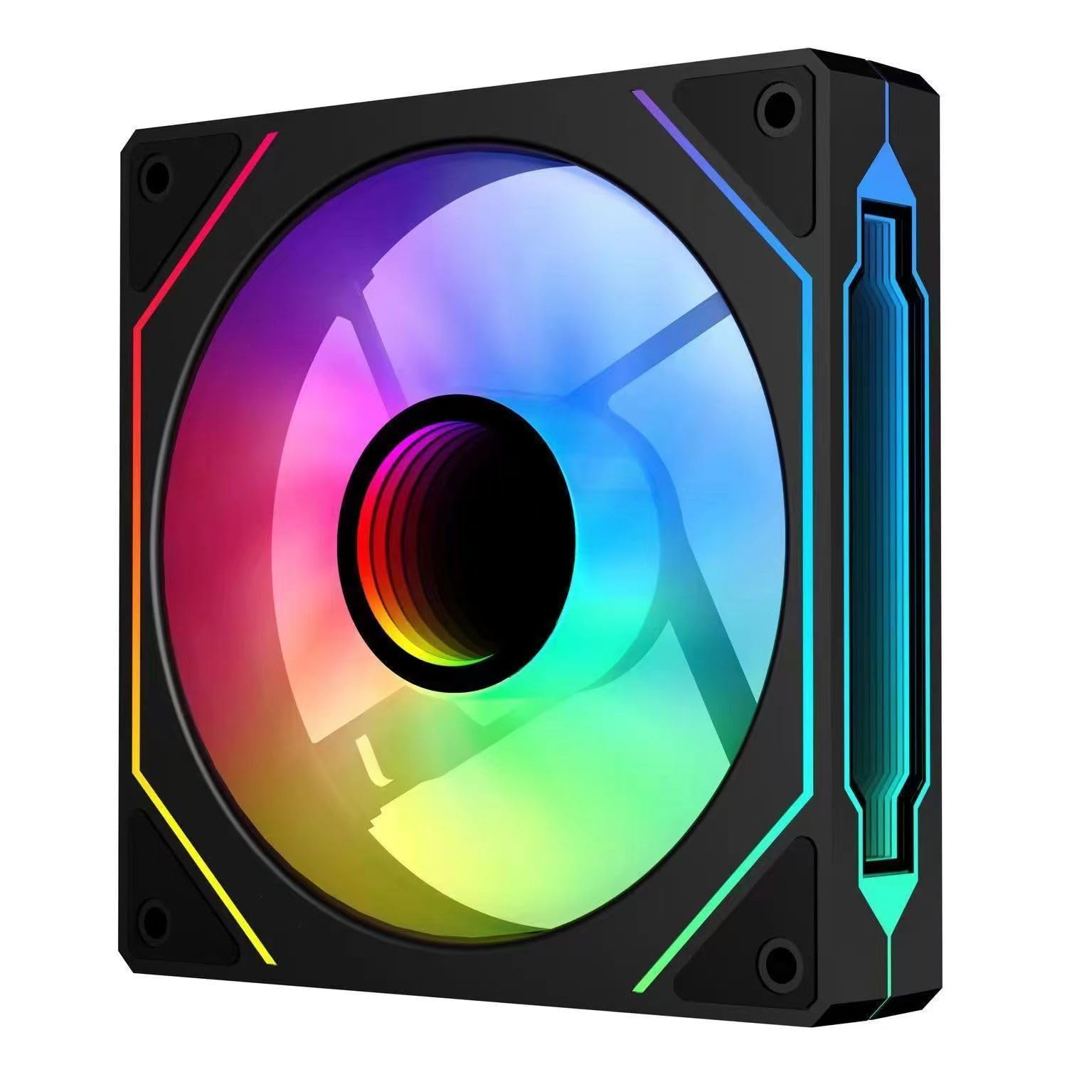 Jungle Leopard Prism4 Infinite Mirror Series ARGB PWM Computer PC Fan ...