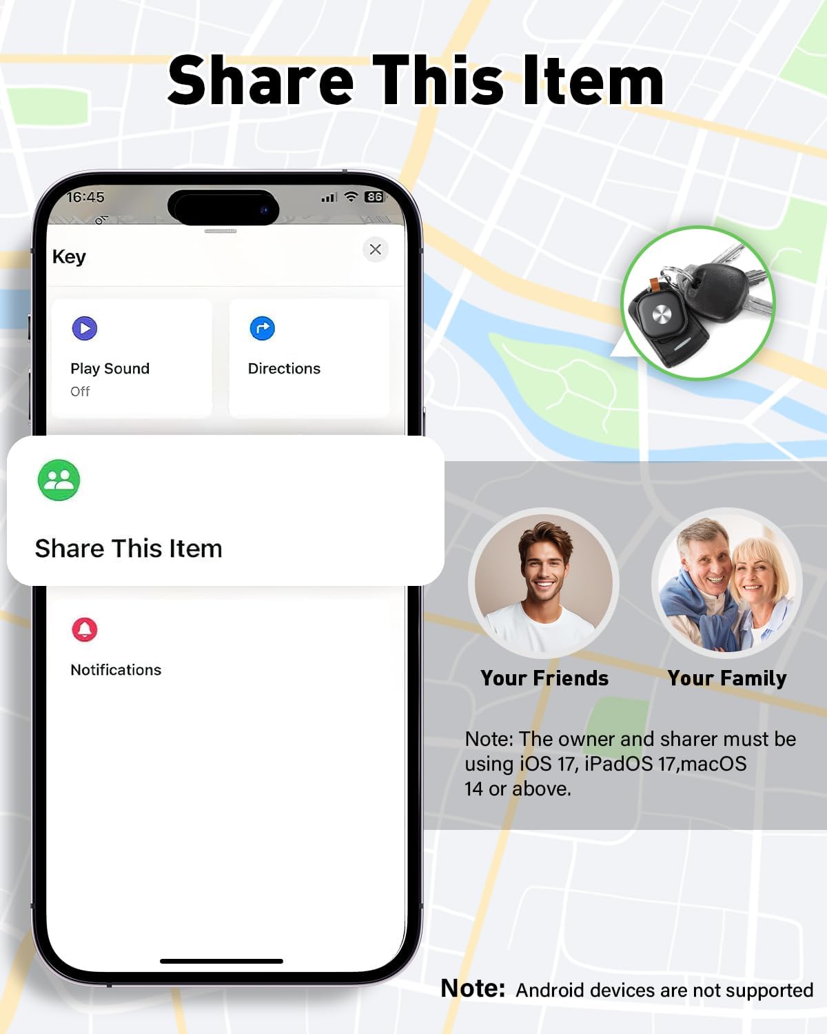 Tracker Tag Bluetooth 4 pezzi - Compatibile con Dov'è - immagine 5