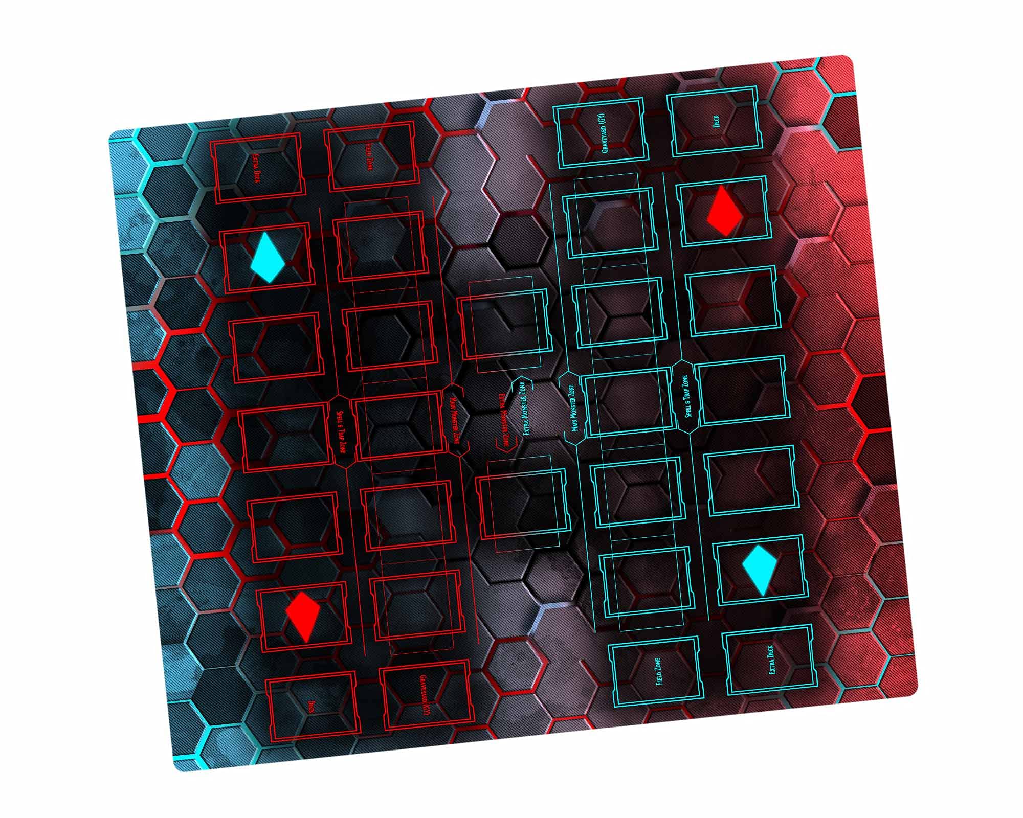 Hexagon - Tappetino da Gioco Yugioh di Mad Hand