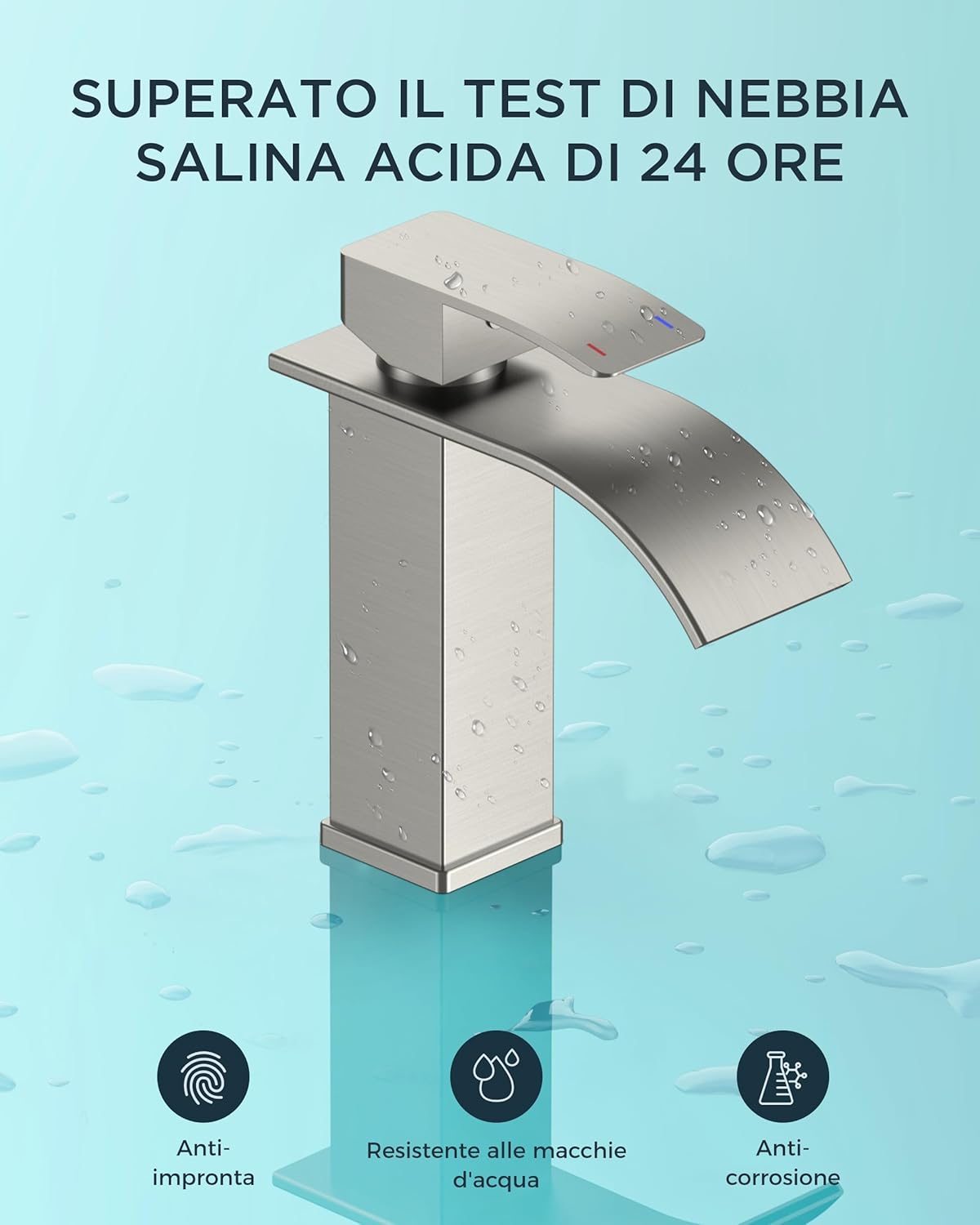 Forious Rubinetto per Lavabo Cromato 110mm - immagine 3