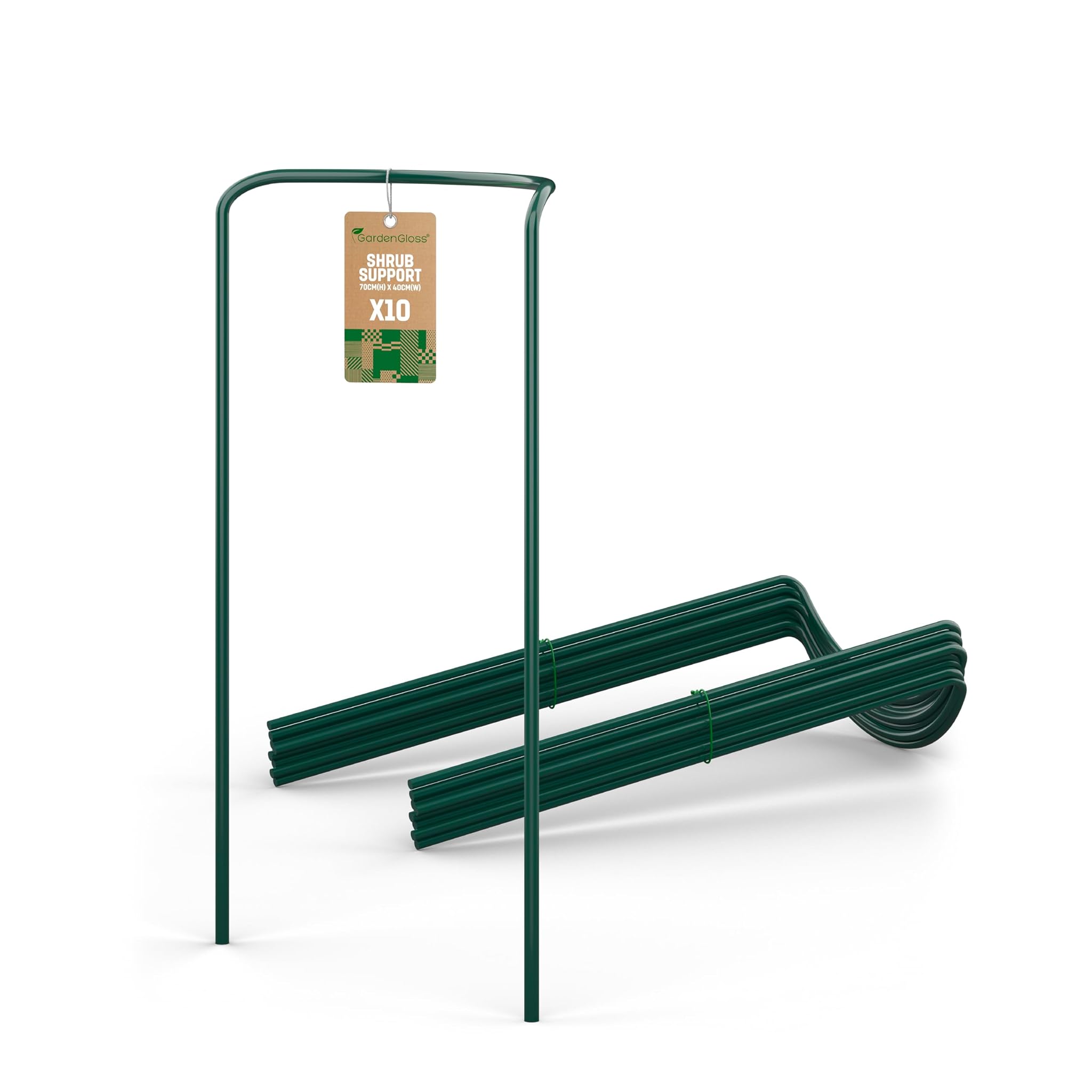 Gardengloss® Supporti per Arbusti 70x40cm (10 Pezzi)