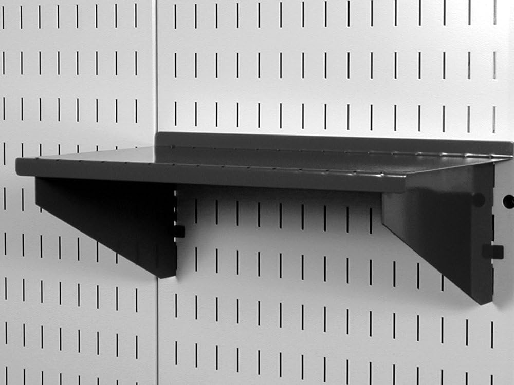 Wall Control Ripiano Pannello Forato 23cm, Nero - immagine 2