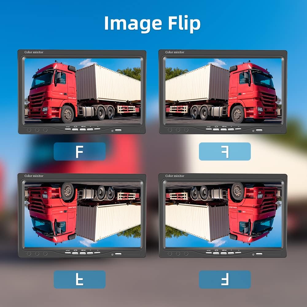 Telecamera Retromarcia Auto con Monitor 7 Pollici e Cavo - immagine 3