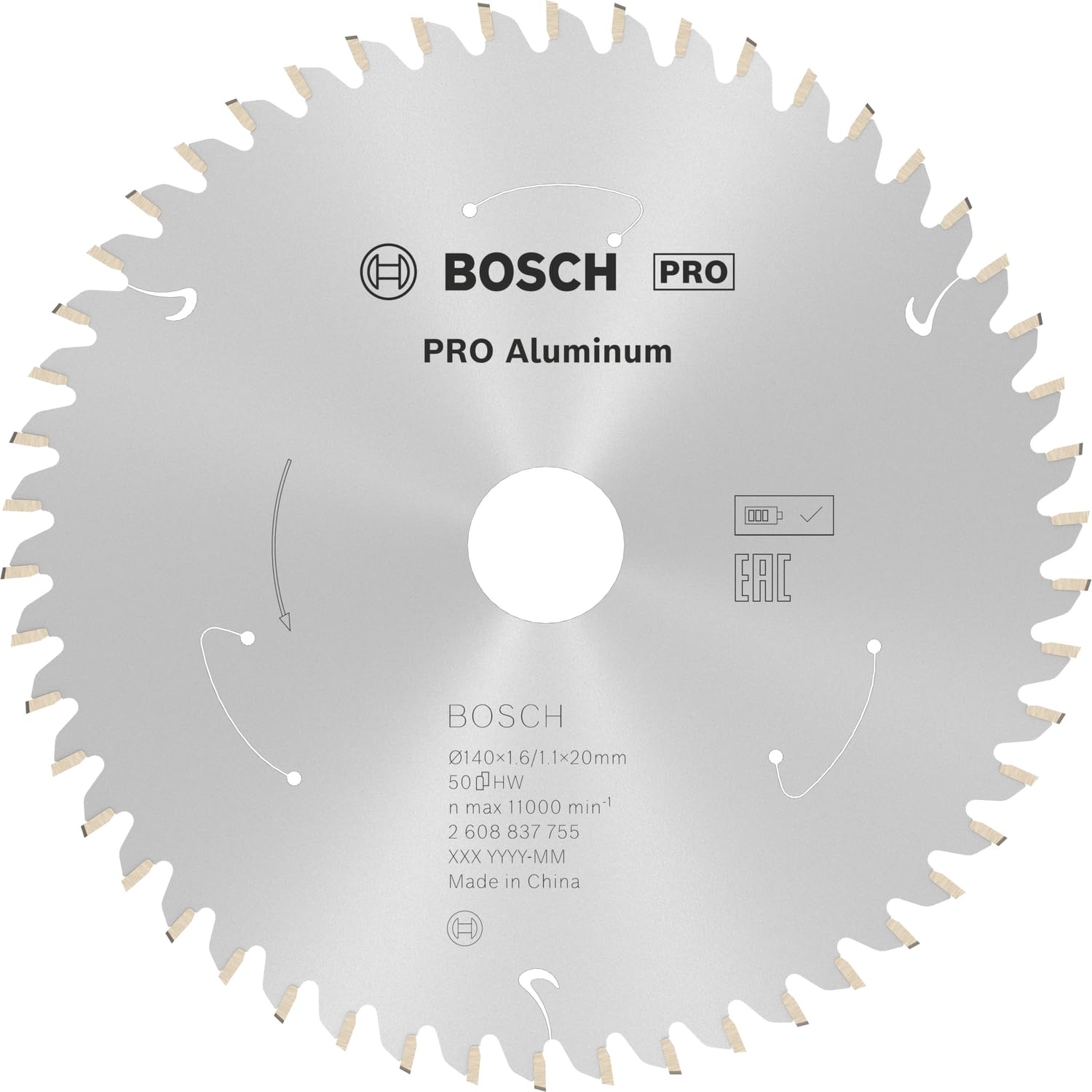 Bosch Professional Lama Sega Circolare Standard for Aluminium