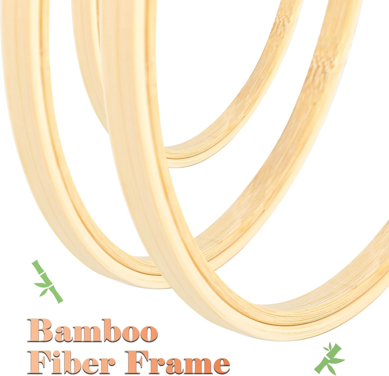 Set 6 Telai da Ricamo in Legno Rotondi - immagine 5