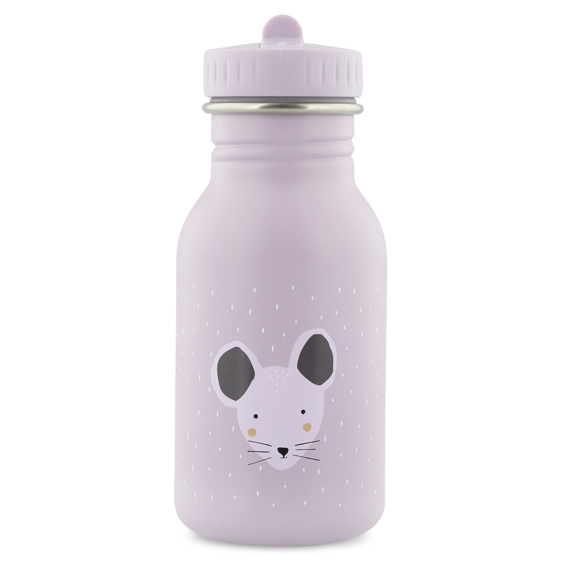 Trixie - Borraccia in acciaio INOX, per bambini, topo, 350 ml