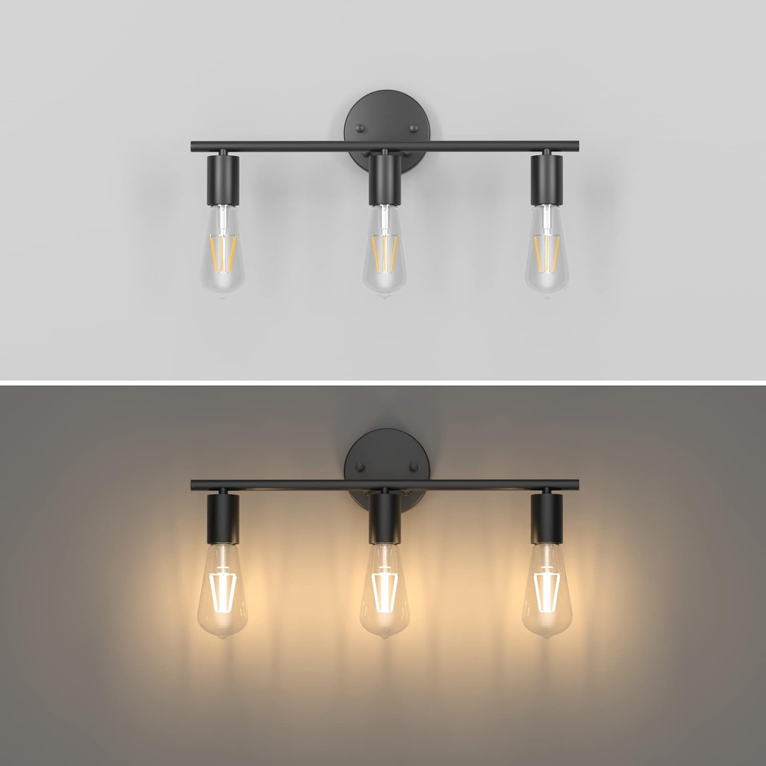 Klighten Lampada da Specchio Bagno Industriale Vintage - immagine 2