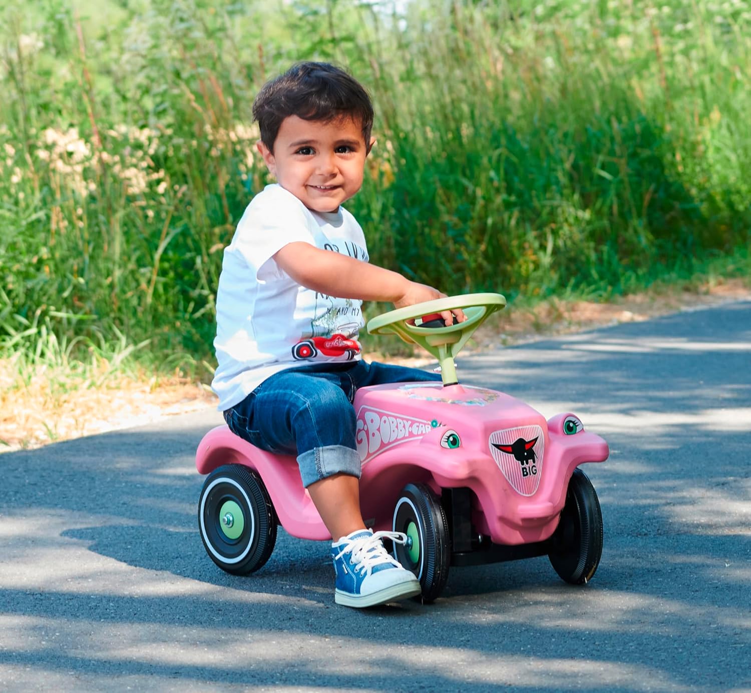 Big Bobby-Car-Classic Flower, Rosa - immagine 5