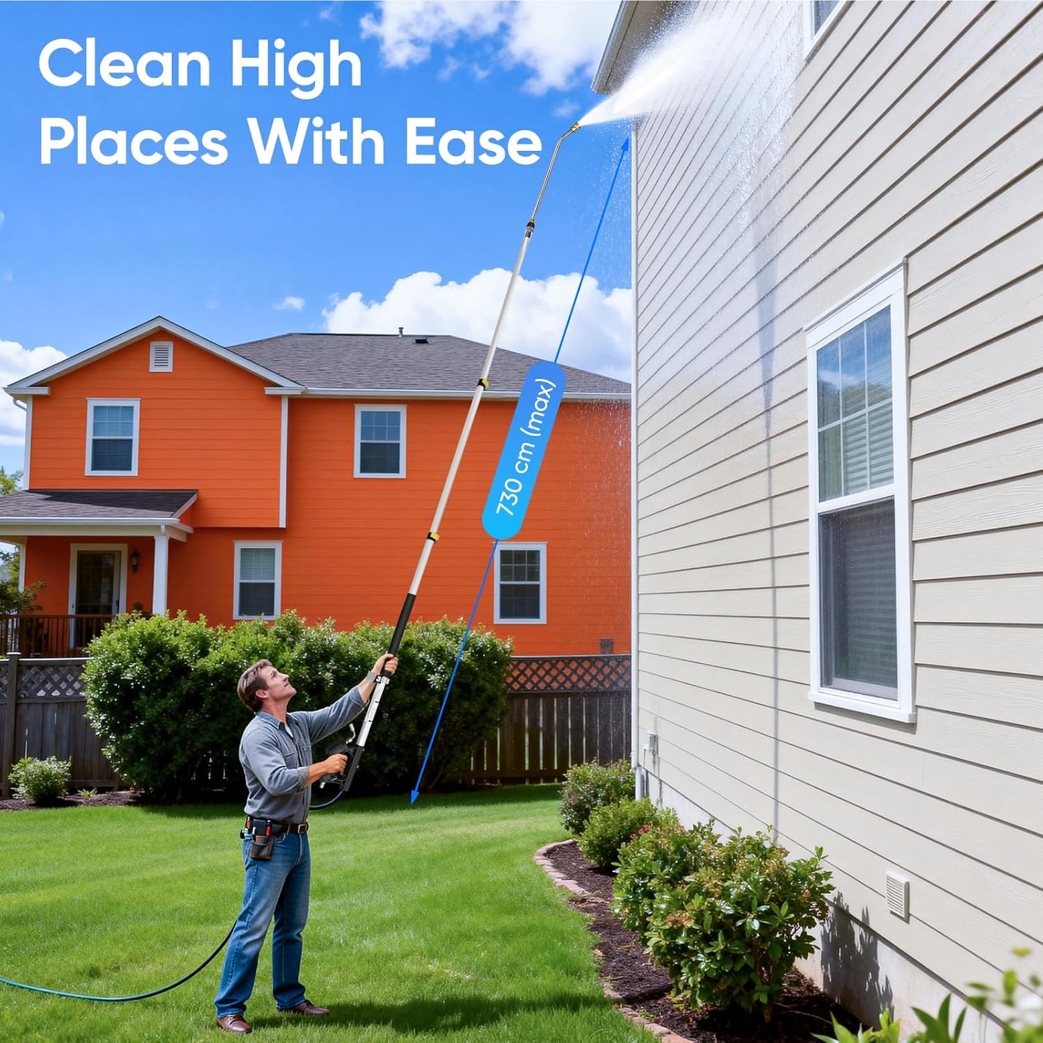 Asta telescopica per idropulitrice 7,3 m - immagine 7