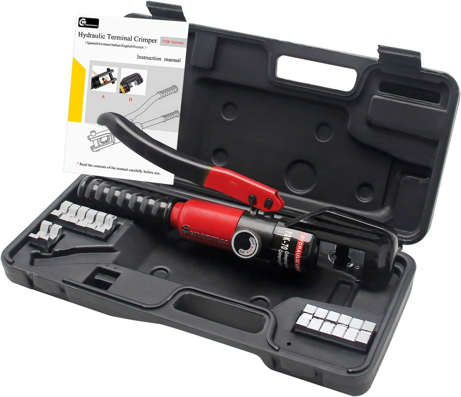 Cgoldenwall Pinza Crimpatrice Meccanica YQK-70 6T