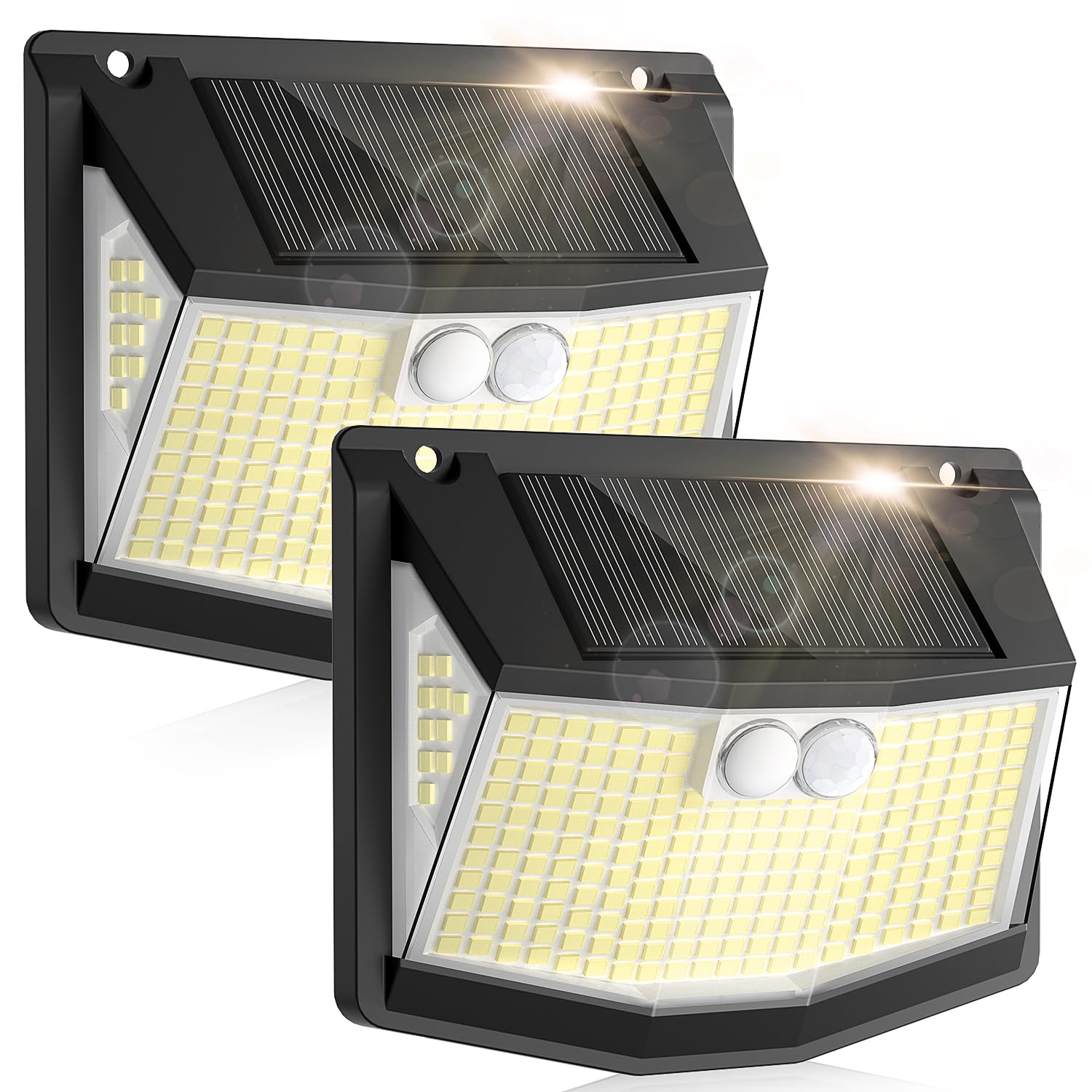 Lampada Solare Esterni 248 LED - Rilevatore Movimento