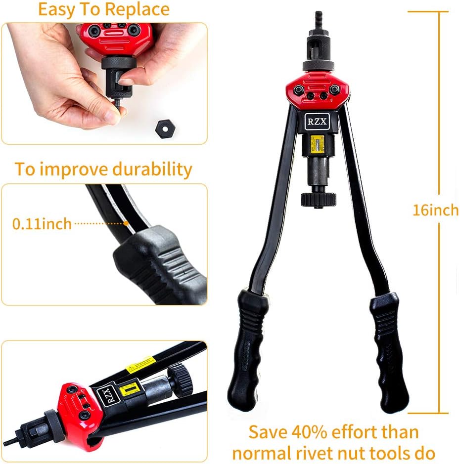 Rivettatrice Professionale a Mano 440mm - immagine 4