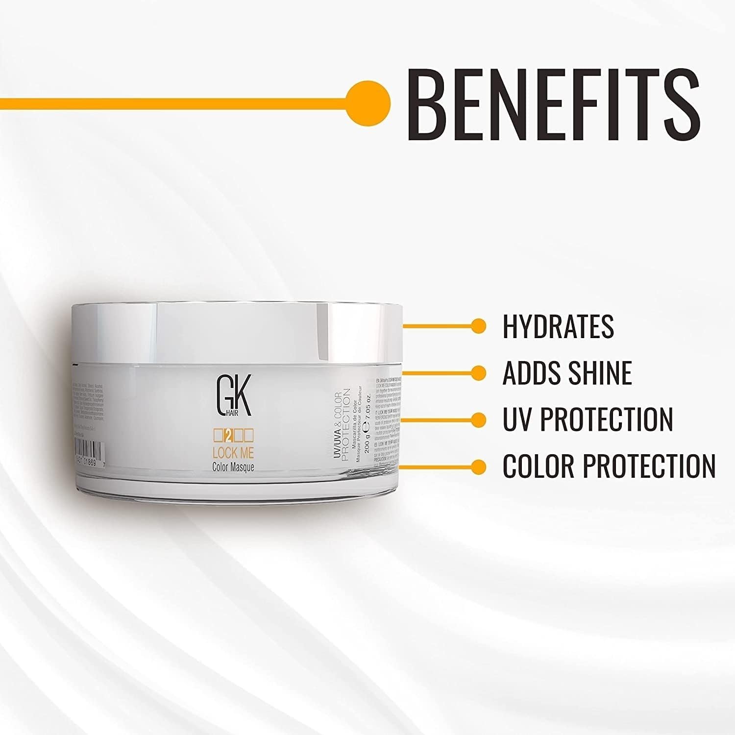 Global Keratin Gk Hair Lock Me Color Masque 200g - immagine 3