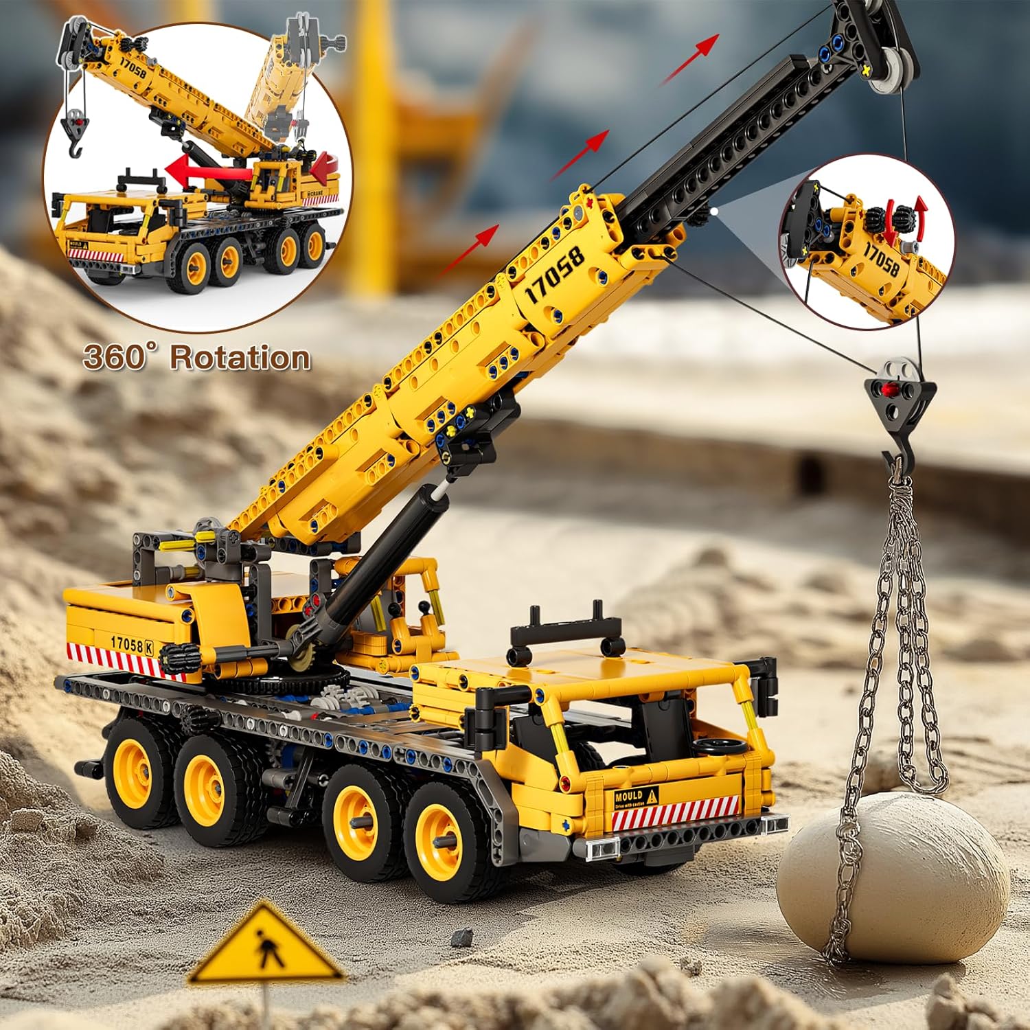 Mould King 17058 Technics Gru Meccanica - 997 Pezzi - immagine 2