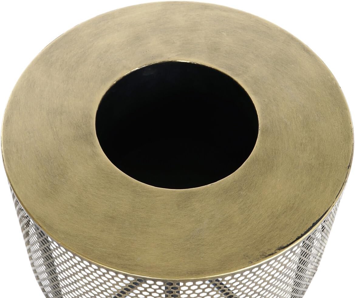 MACETERO SET 2 METAL 33X33X67 NEGRO - immagine 2