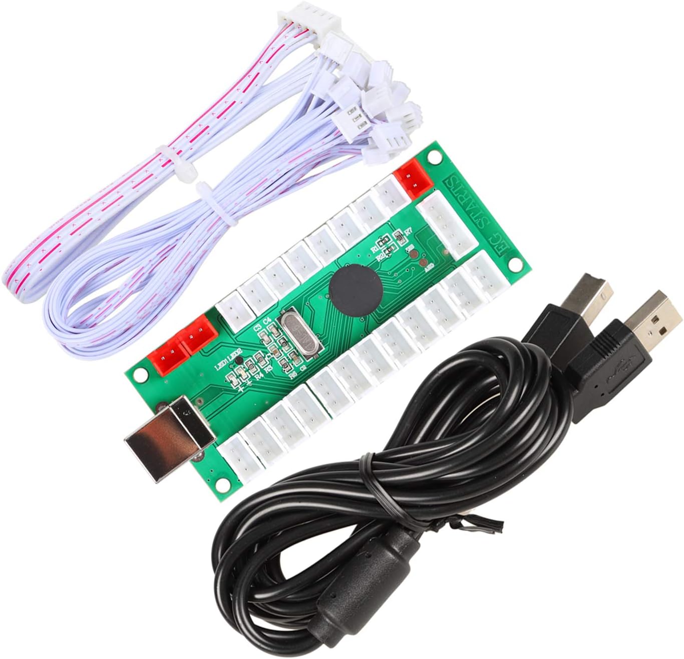 Eg Starts Kit Arcade Fai da Te 2 Giocatori USB Encoder - immagine 5
