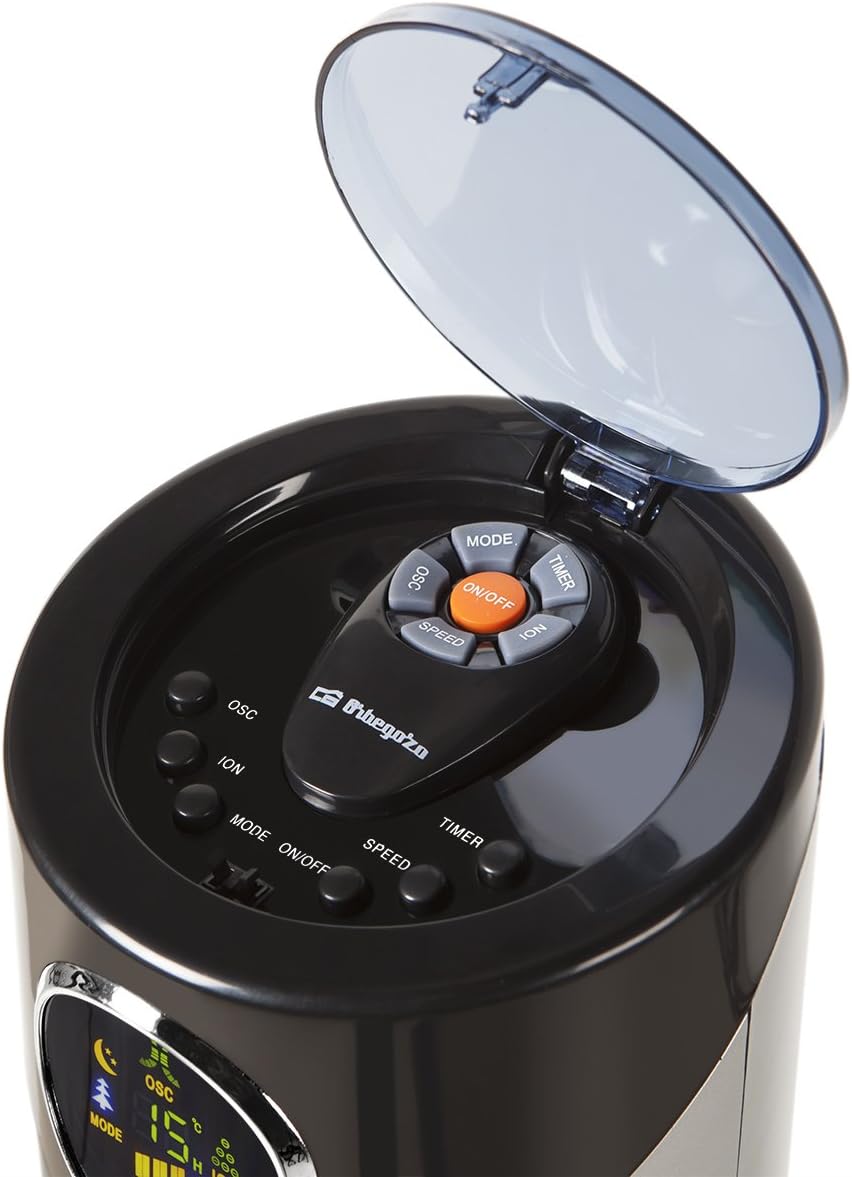 Orbegozo TWM 1009 - Ventilatore a Torre Ionico 60W, Nero - immagine 6