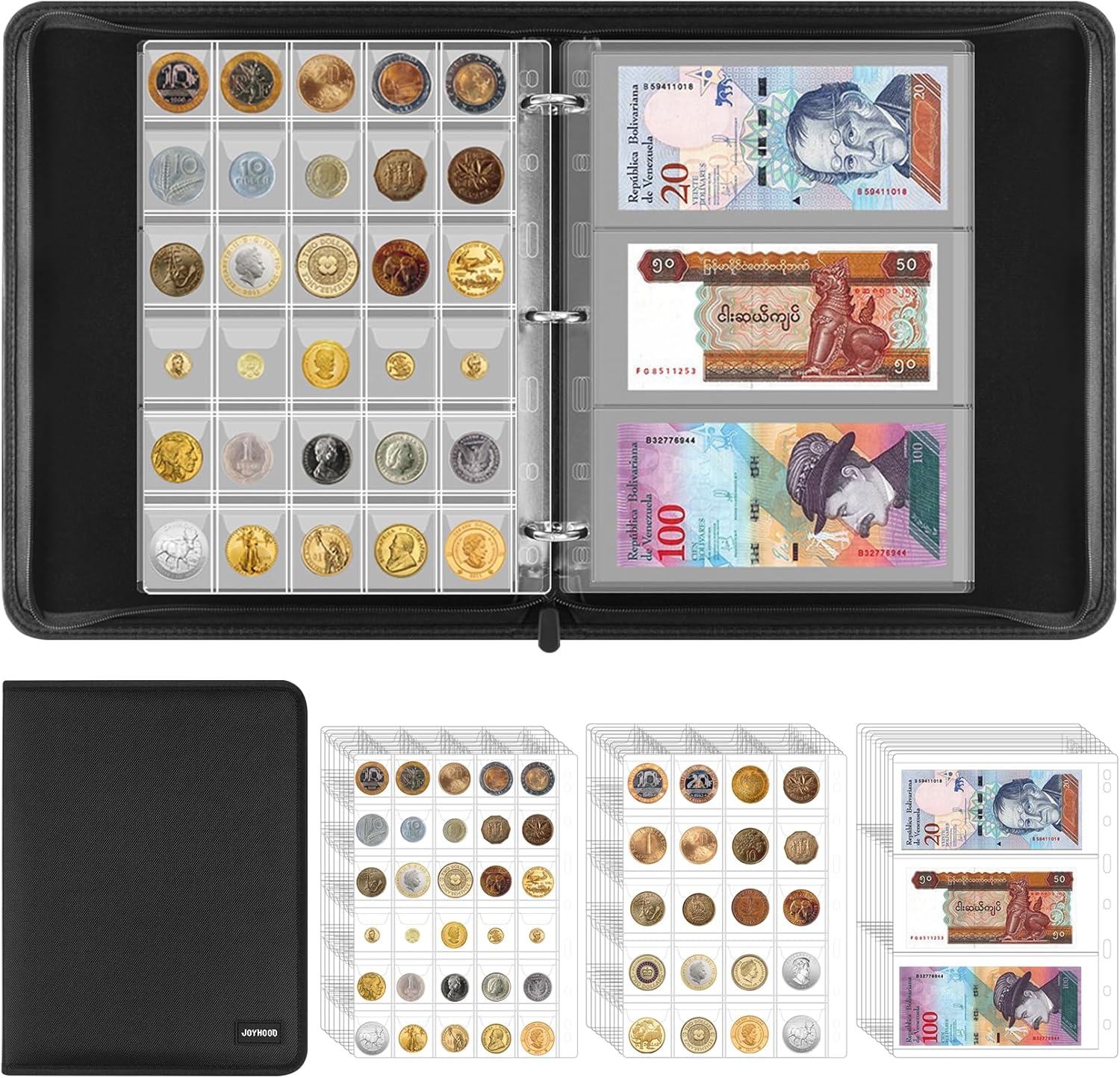 Joyhood Raccoglitore per Monete e Banconote - immagine 2