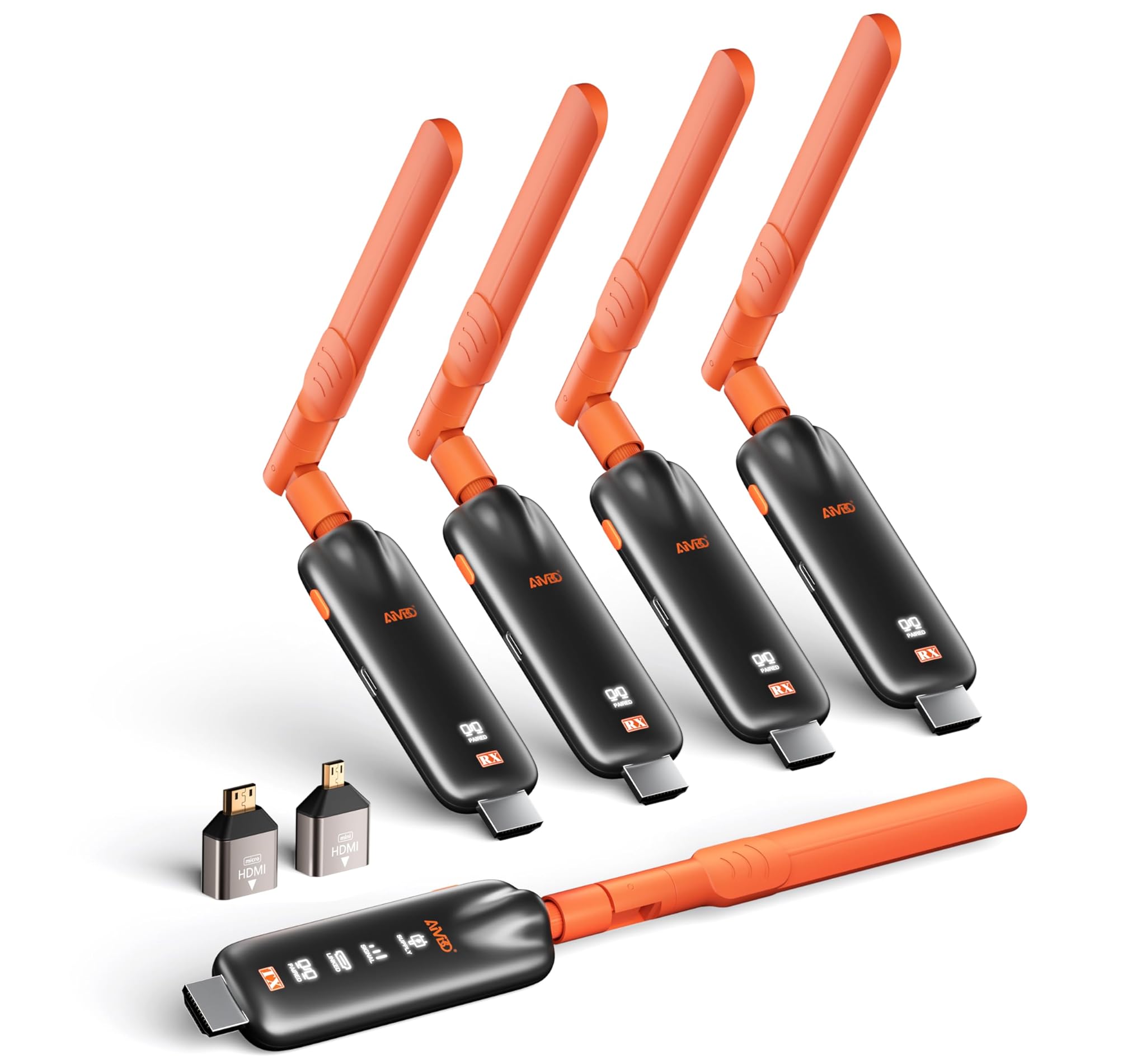 Aimibo Kit HDMI Wireless Multi-Schermo 1 TX & 4 RX