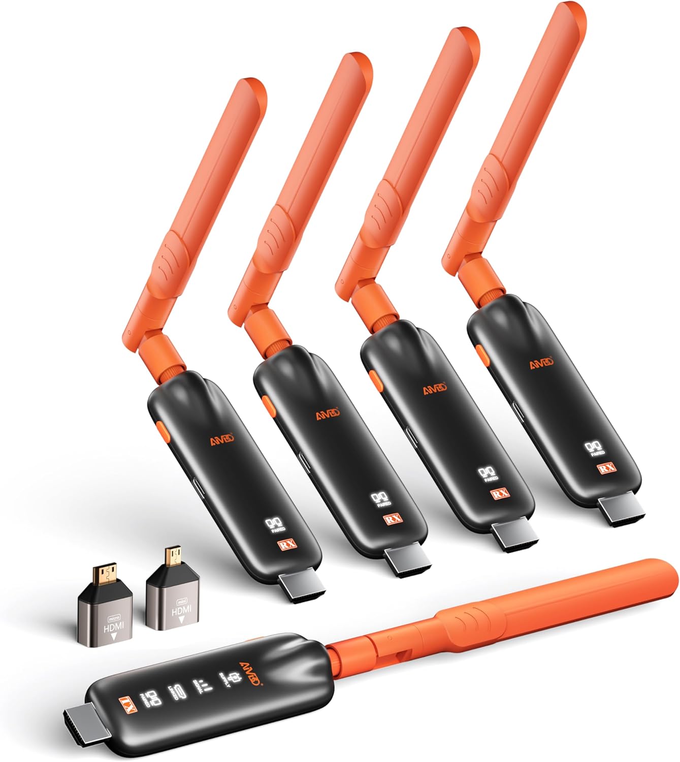 Aimibo Kit HDMI Wireless Multi-Schermo 1 TX & 4 RX - immagine 1