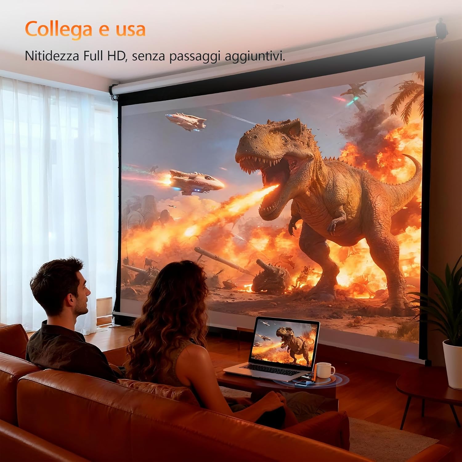 Aimibo Kit HDMI Wireless Multi-Schermo 1 TX & 4 RX - immagine 3