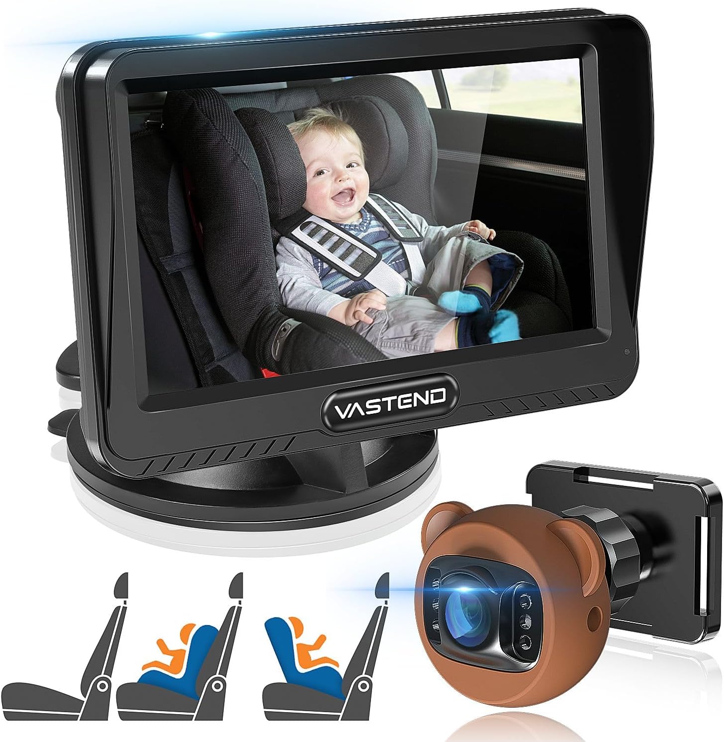 Videocamera Auto per Bambini 1080P con Monitor HD 4.3" - immagine 1