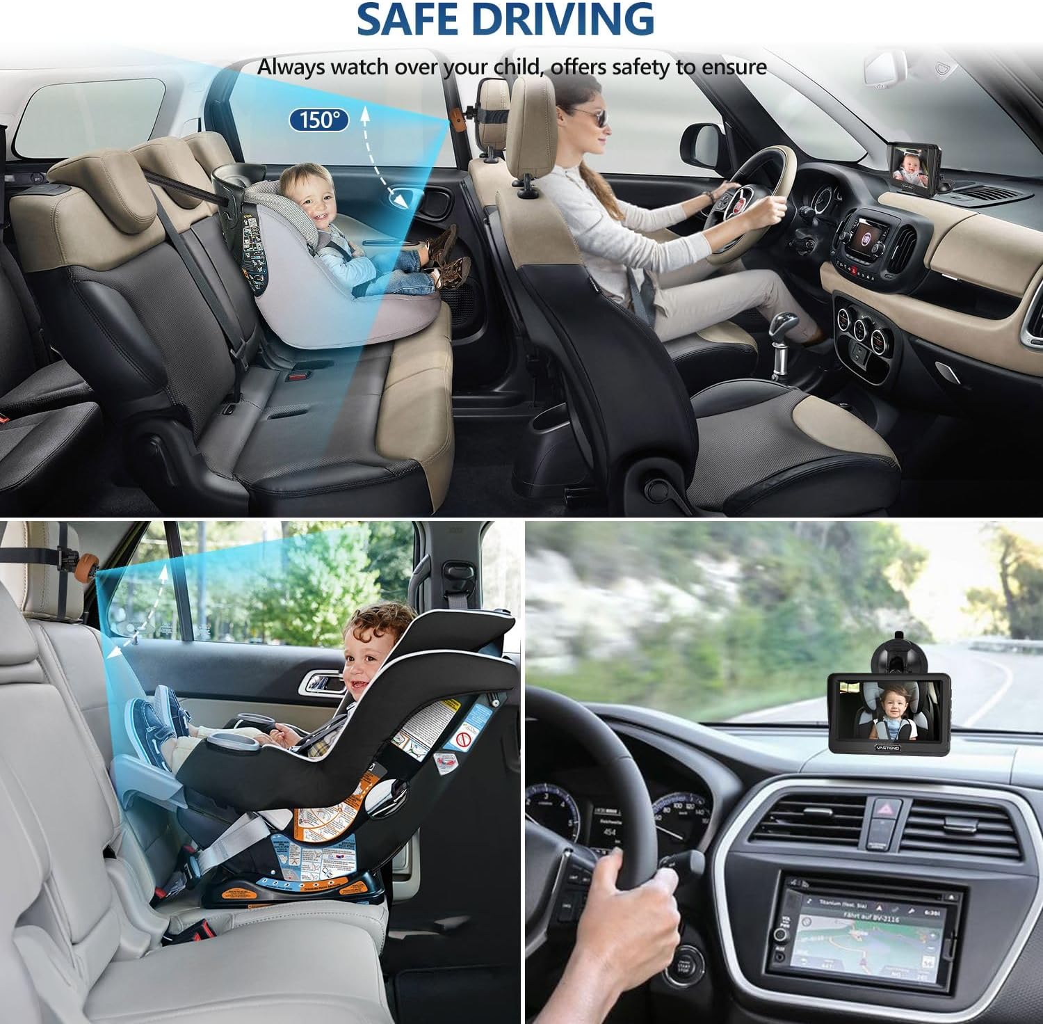 Videocamera Auto per Bambini 1080P con Monitor HD 4.3" - immagine 3