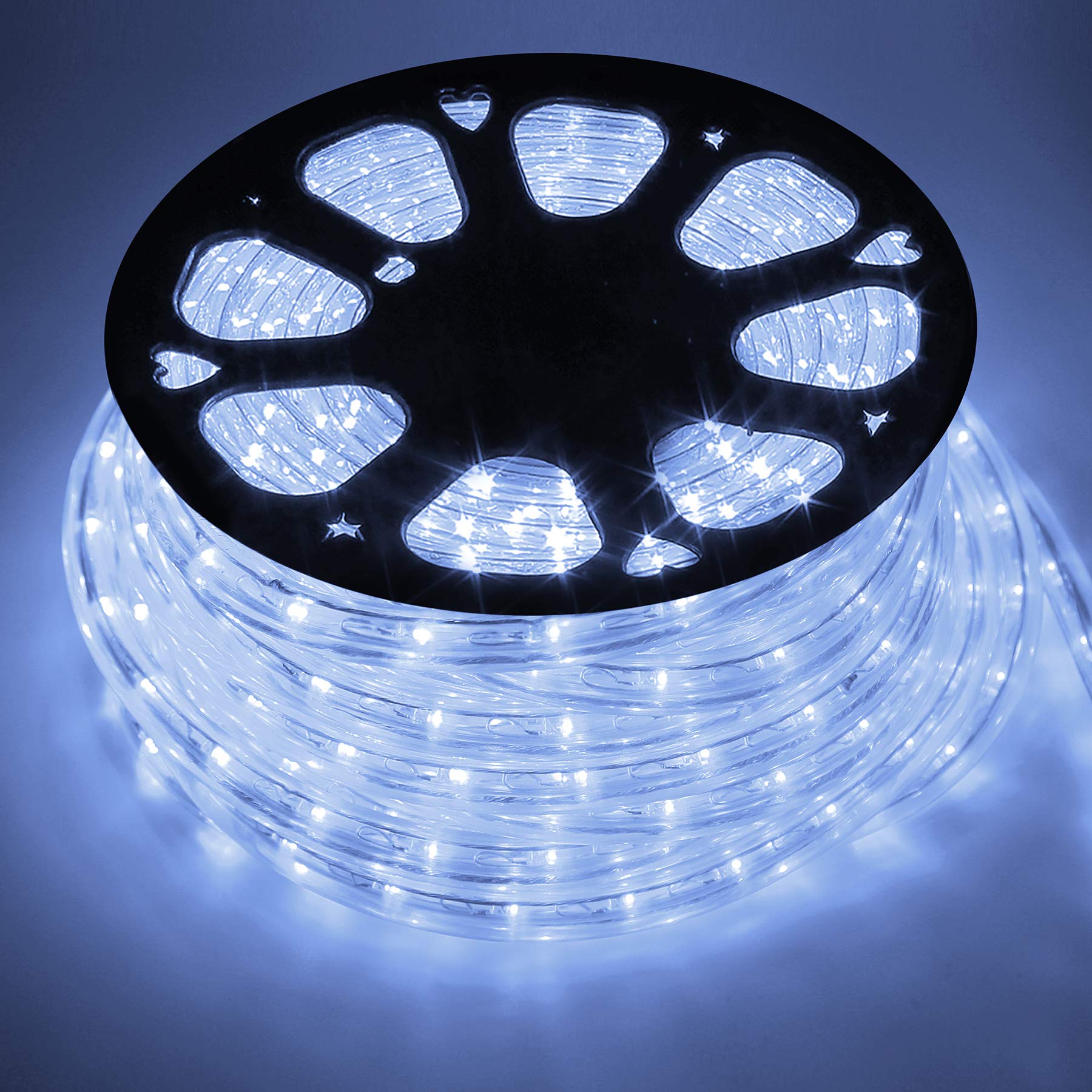 COCOMIA Tubo Luminoso LED Flessibile 50M, Bianca Fredda