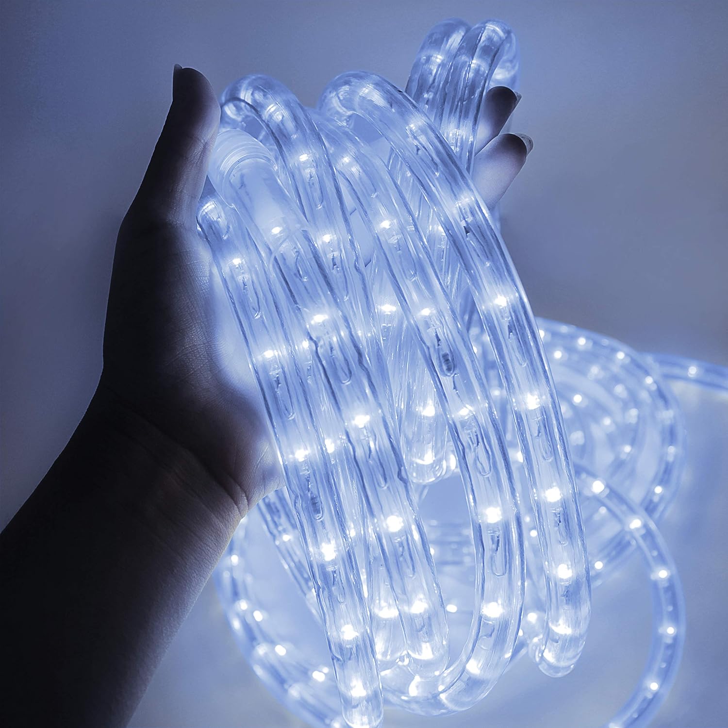 COCOMIA Tubo Luminoso LED Flessibile 50M, Bianca Fredda - immagine 2
