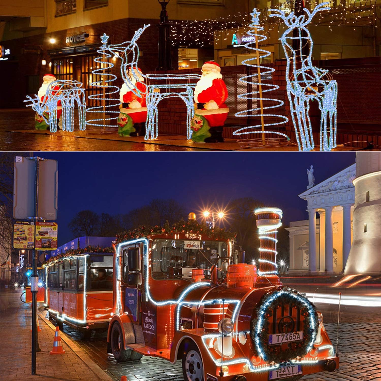 COCOMIA Tubo Luminoso LED Flessibile 50M, Bianca Fredda - immagine 3