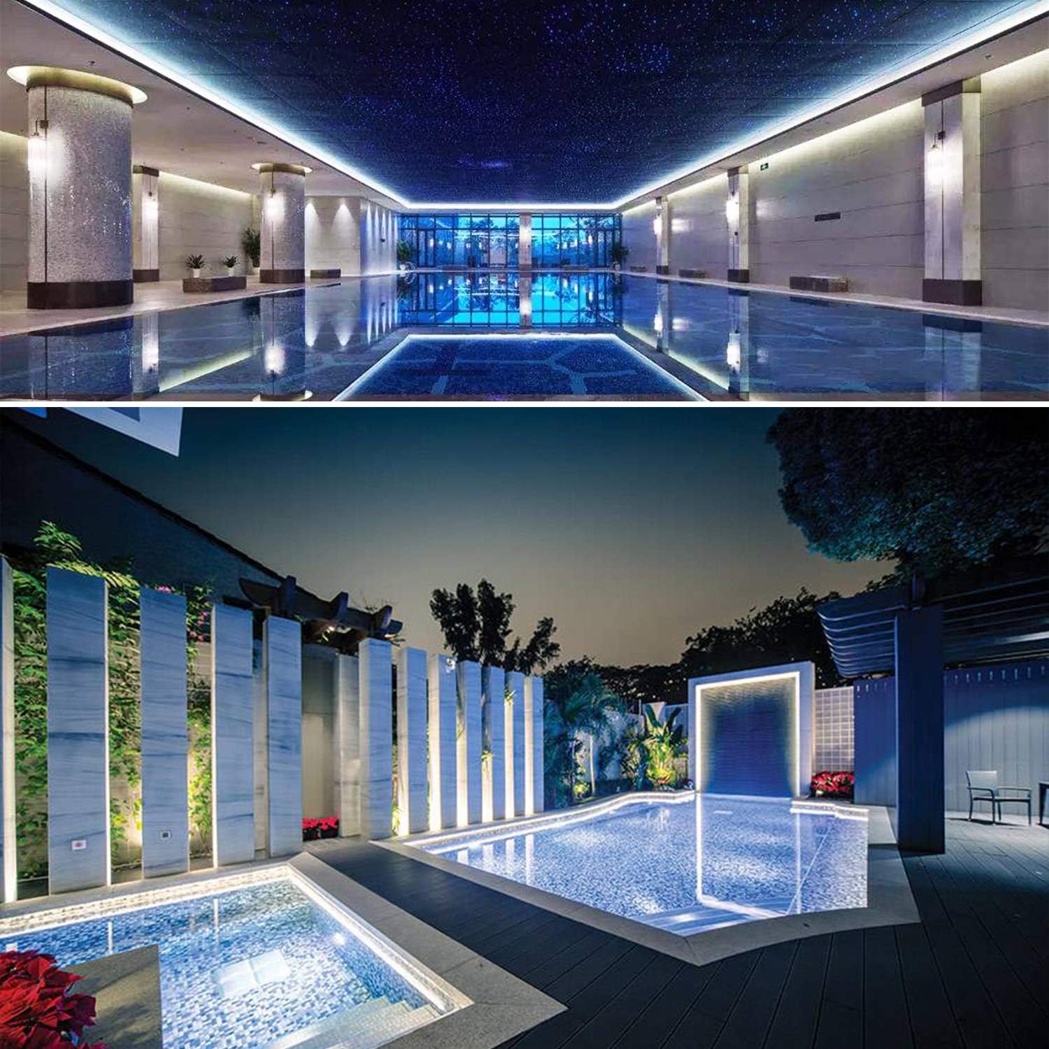 COCOMIA Tubo Luminoso LED Flessibile 50M, Bianca Fredda - immagine 4