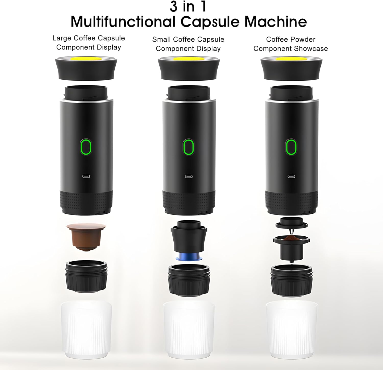 Macchina Caffè Espresso Portatile a Batteria 12V - immagine 4