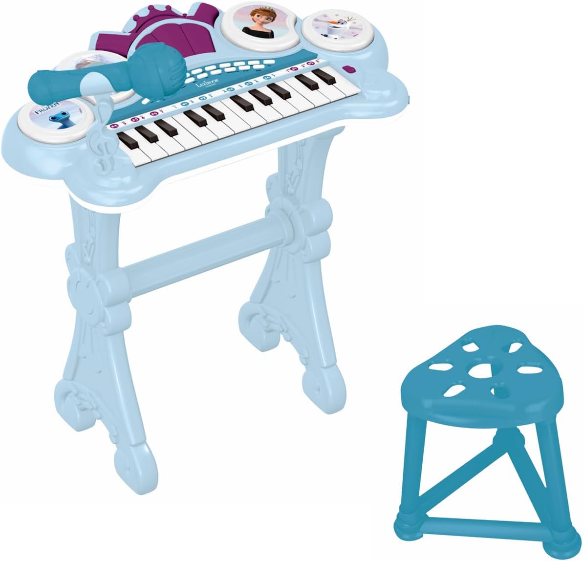 Lexibook Frozen Tastiera Elettronica, Viola/Blu - immagine 1