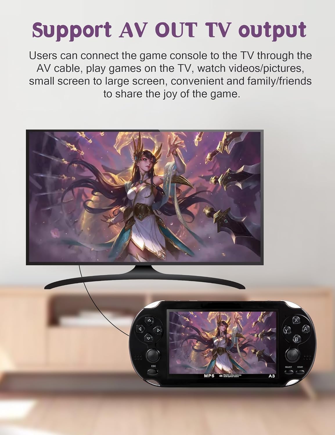 Czt Console Videogiochi Portatile 4,3 pollici 8GB - immagine 6