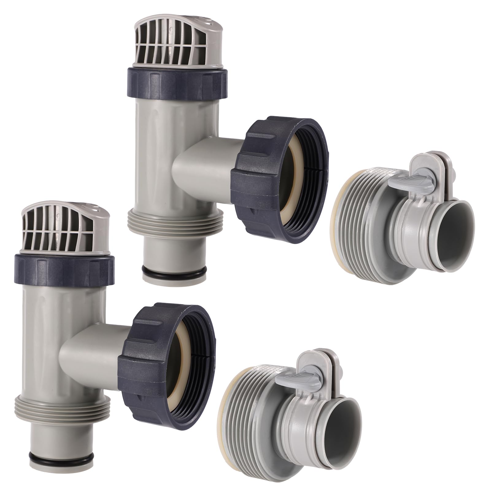 Valvola Stantuffo Piscina e Adattatore Tubo B