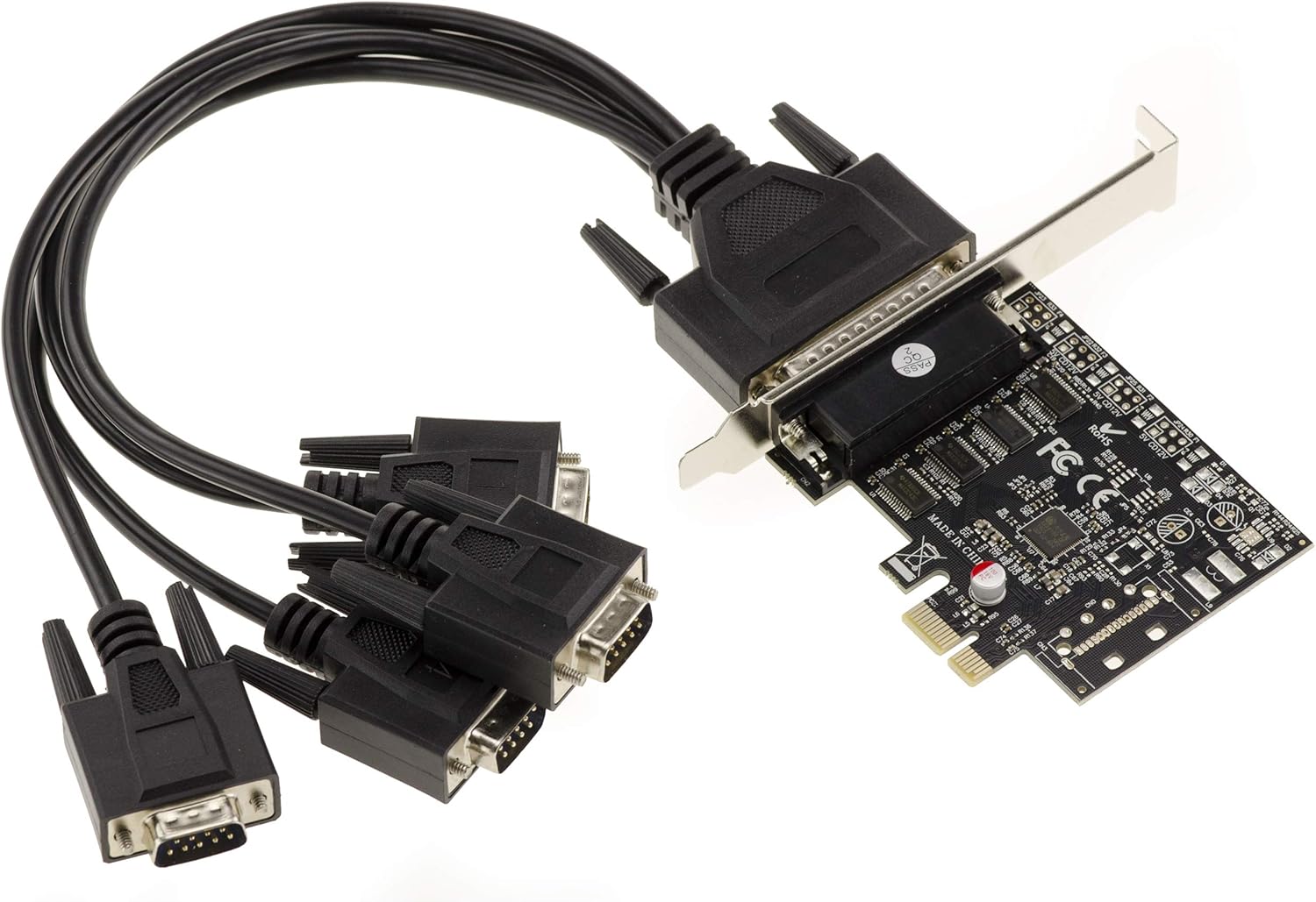 Kalea-informatique - Scheda Controller Seriale RS232 4 Porte - immagine 1